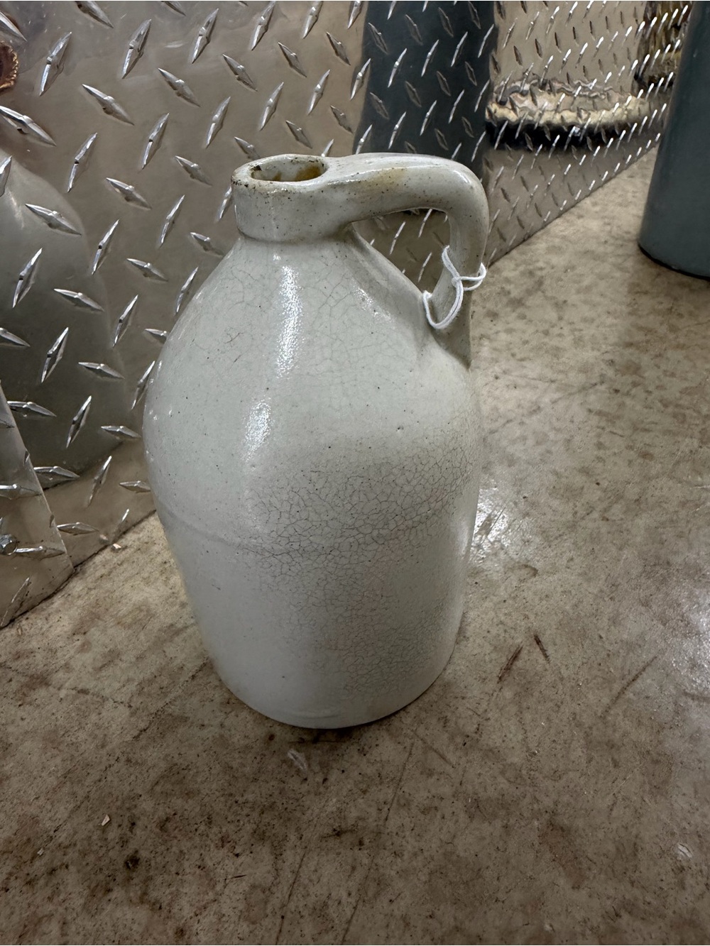 19th C. Antique Stoneware Jug ES&B New Brighton  Pa. 9 1/2"